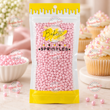 Bakette Pearly Pink Sugar Pearls - 56g