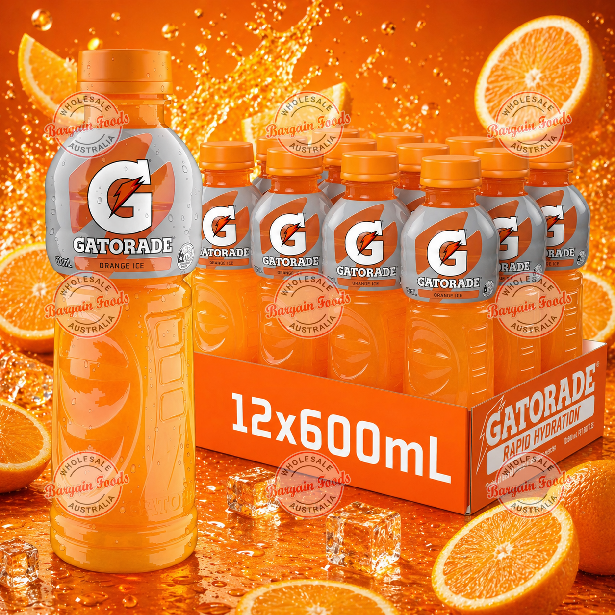 Gatorade - 600ml x12 (BULK)