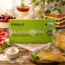 Ewald Leaf Gelatine Sheets Halal Silver - 1kg 400 Sheets (BULK)