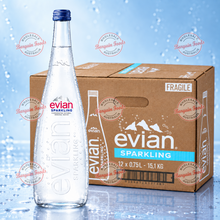Evian Sparkling Water - 750ml x 12 (BULK)