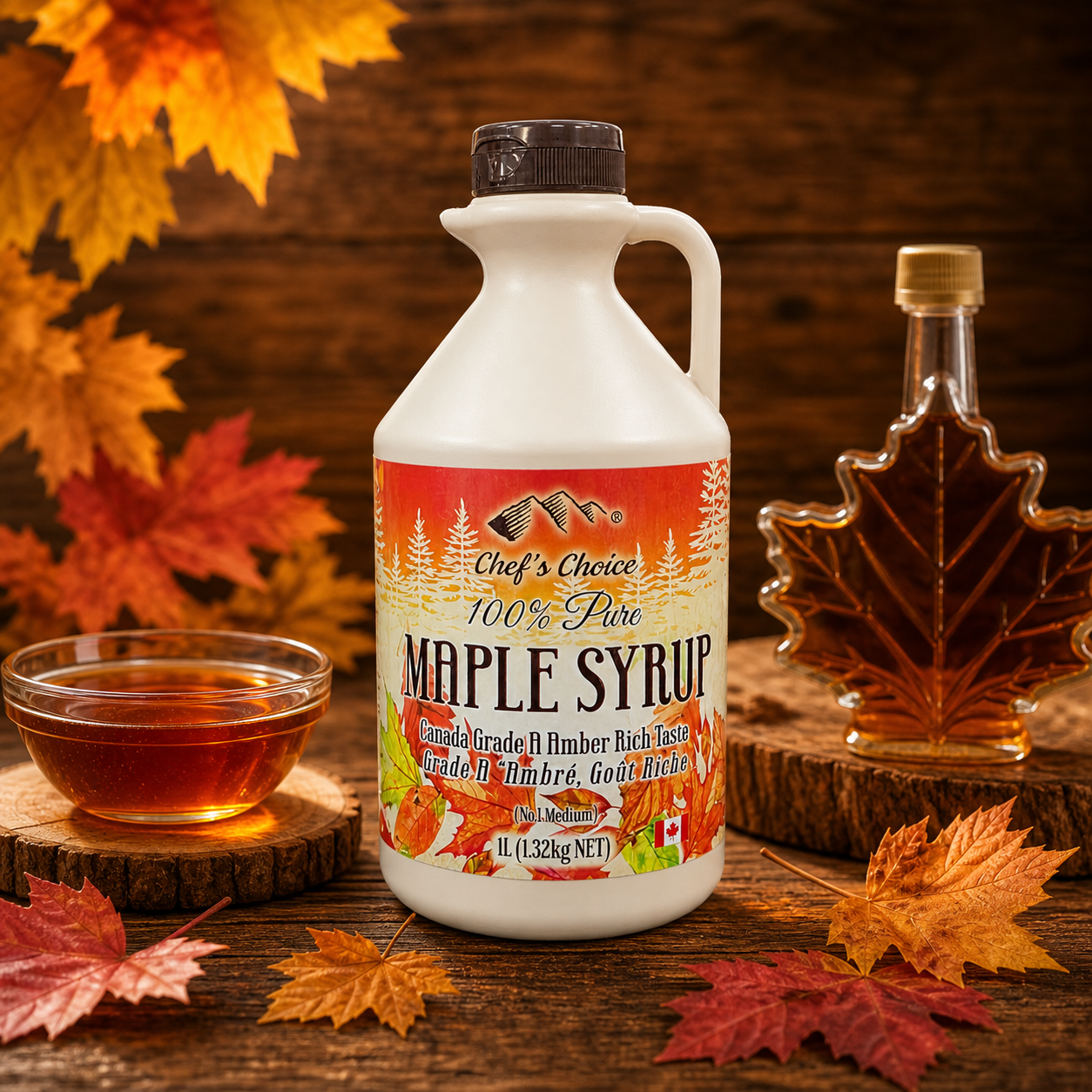 Chefs Choice 100% Pure Canadian Maple Syrup - 1.3kg