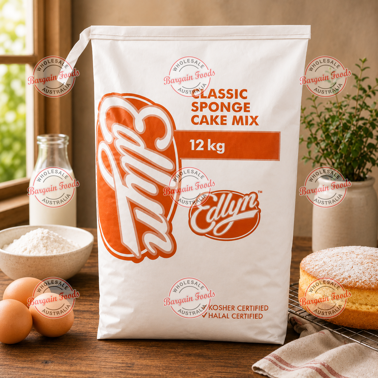 Edlyn Classic Sponge Cake Mix - 12kg