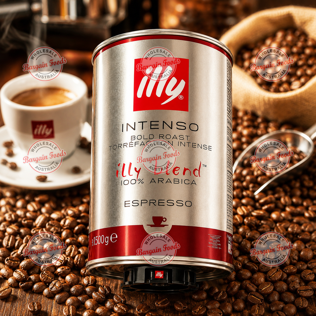Illy Intenso Coffee Beans - 1.5kg
