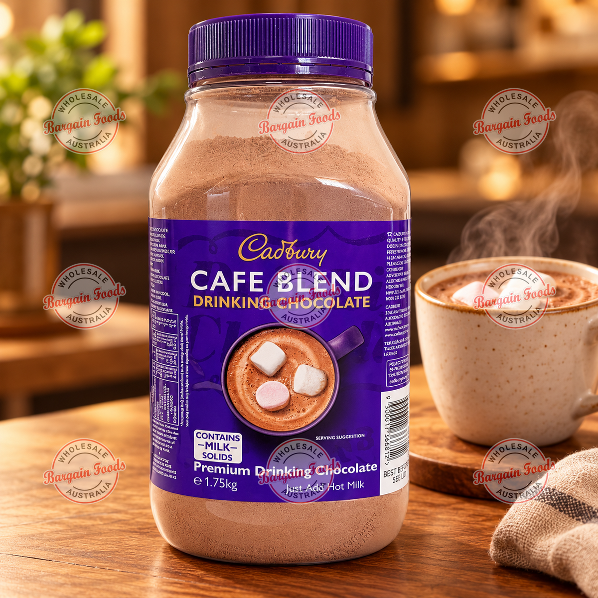 Cadbury Cafe Blend Drinking Chocolate - 1.75kg