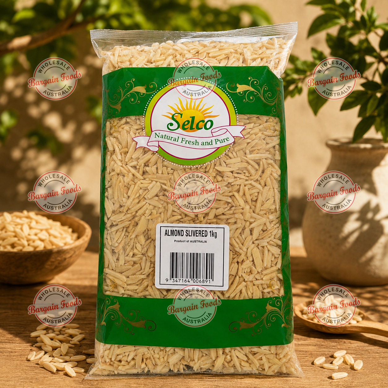 Selco Almond Slivered - 1kg