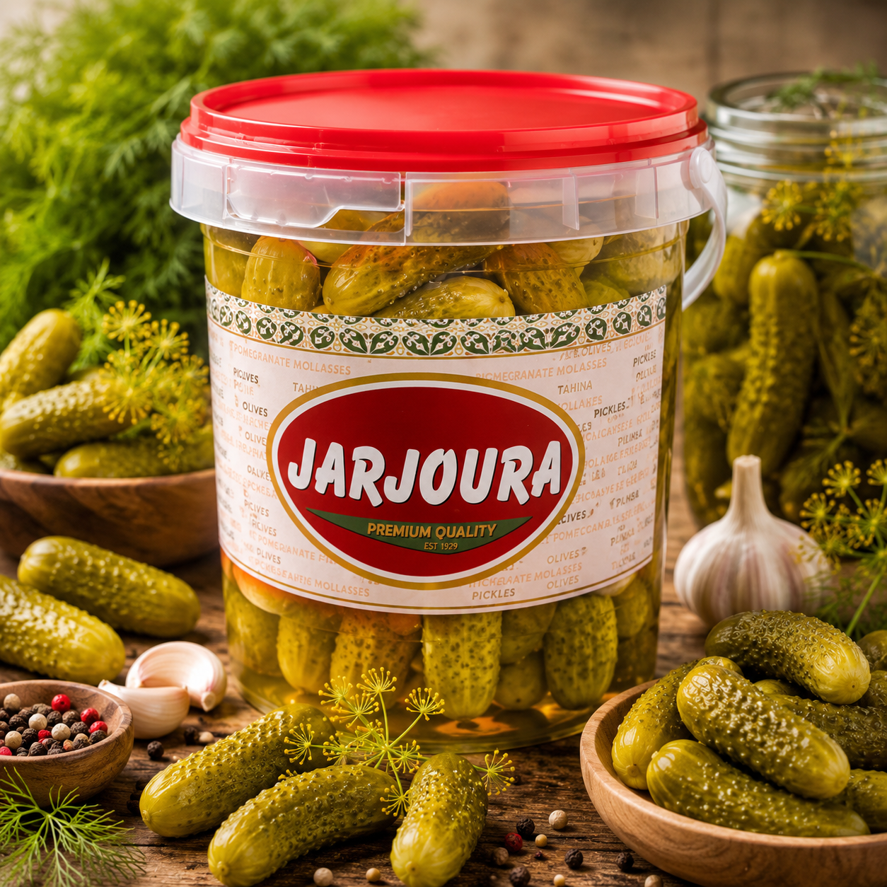 Jarjoura Baby Gherkins - 1kg