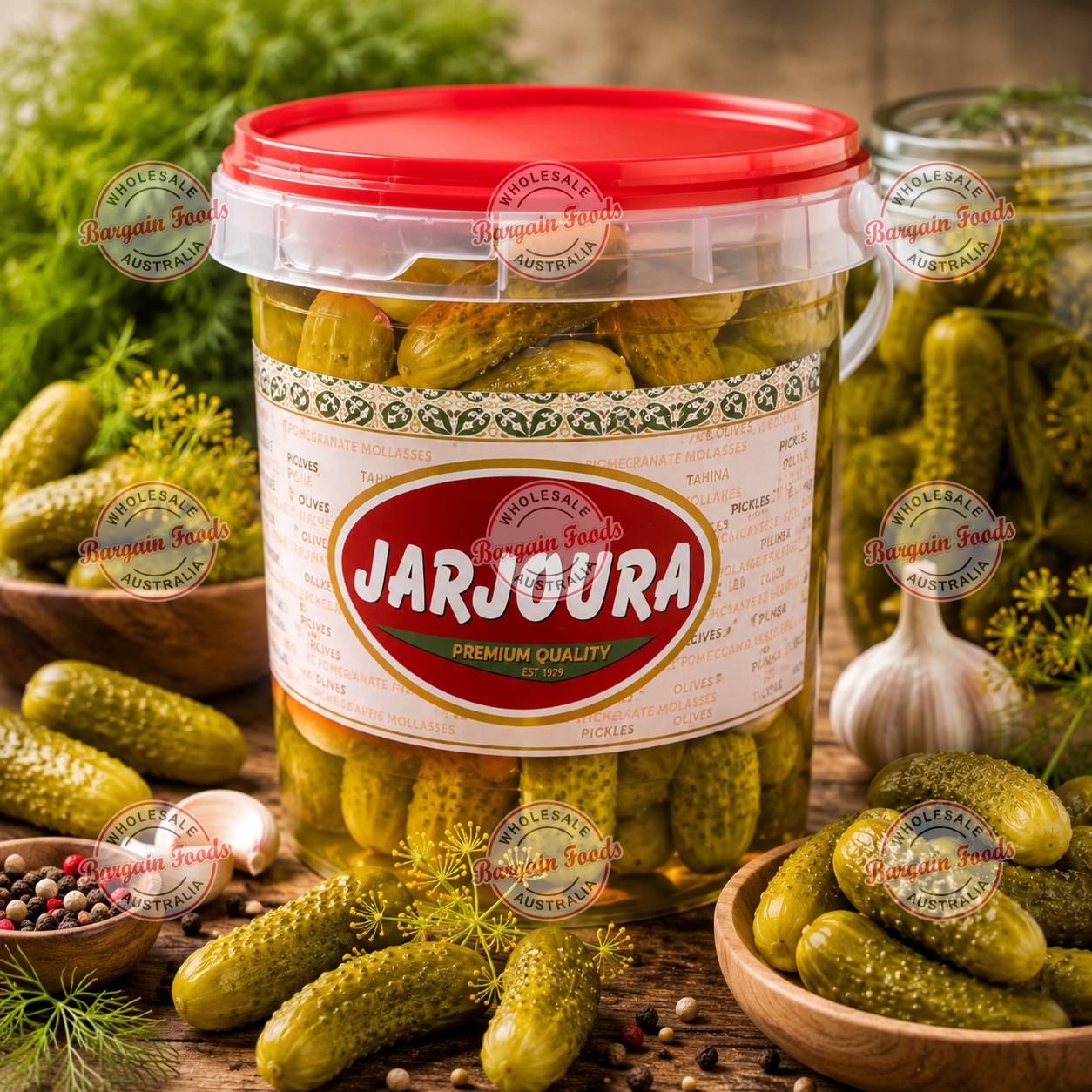 Jarjoura Baby Gherkins - 1kg
