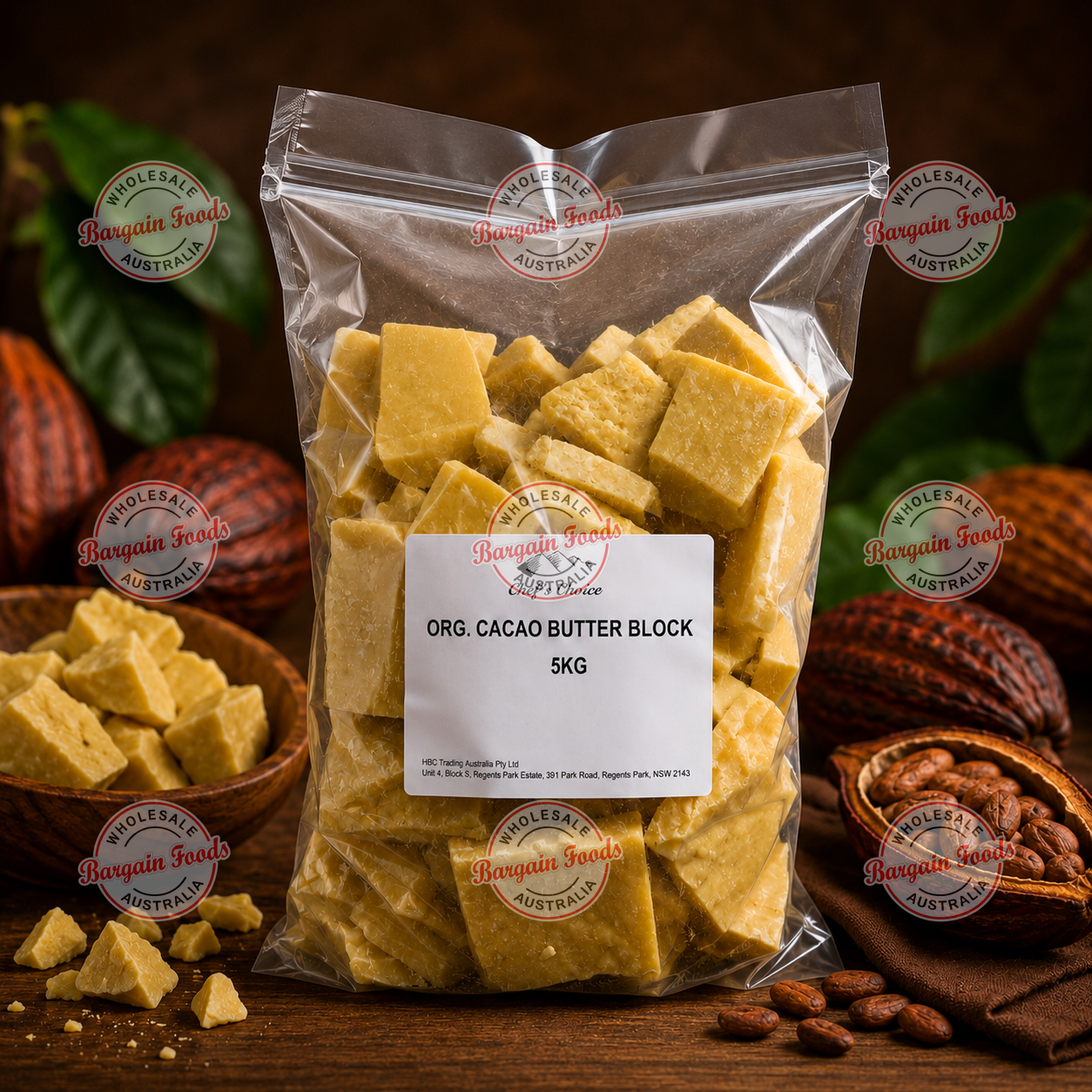 Chefs Choice Cacao Butter Blocks - 5kg