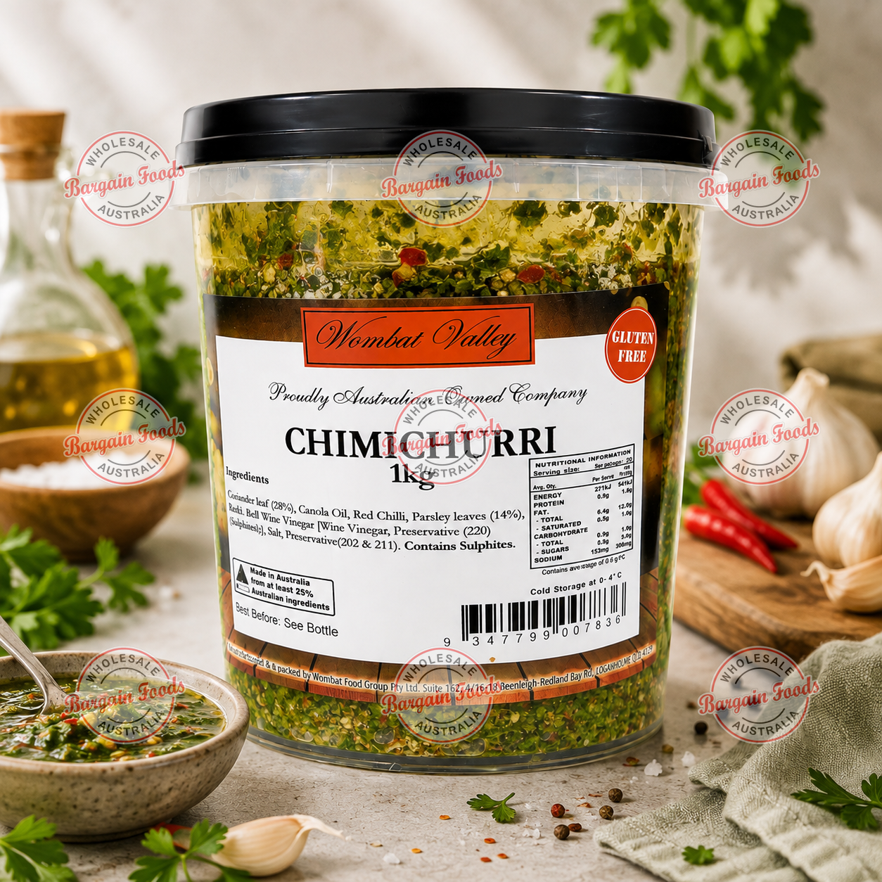 Wombat Valley Chimichurri - 1kg