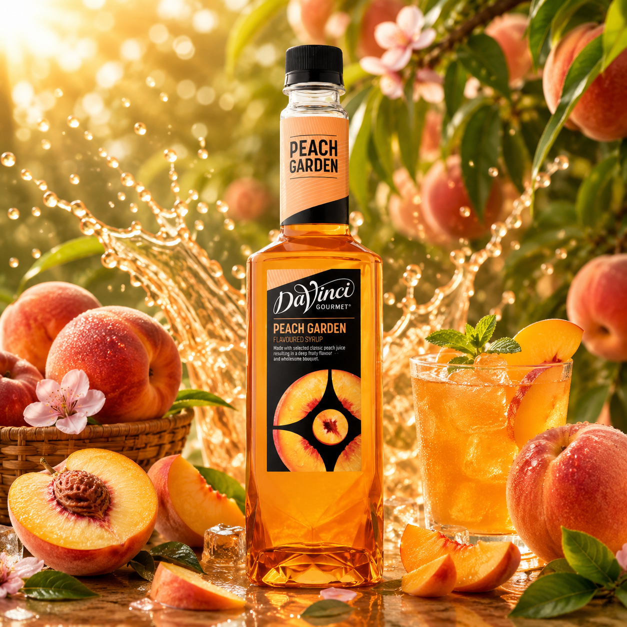 Davinci Peach Garden Syrup - 750mL