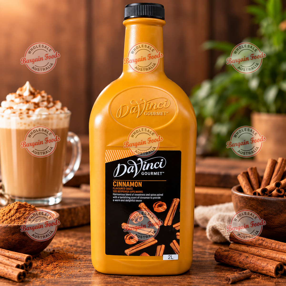 Davinci Cinnamon Dessert Topping Sauce - 2L