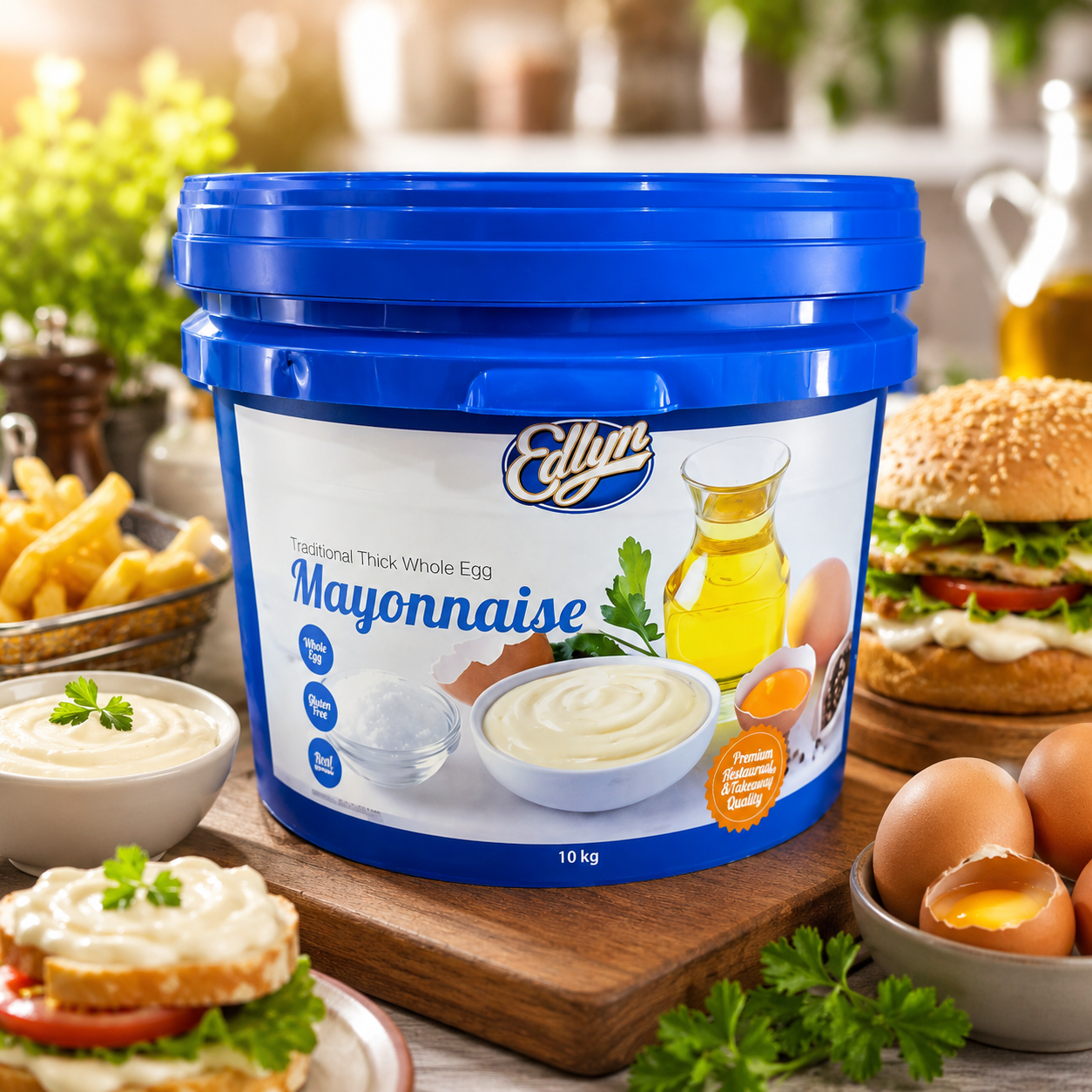 Edlyn Thick Whole Egg Mayonnaise - 10kg