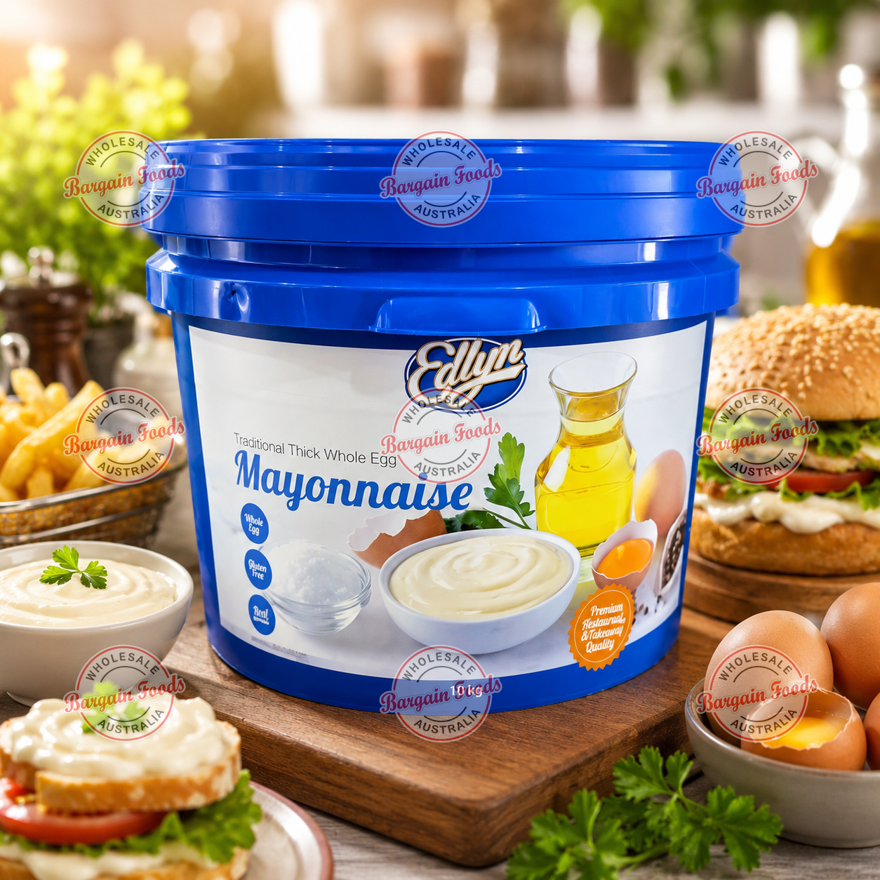 Edlyn Thick Whole Egg Mayonnaise - 10kg