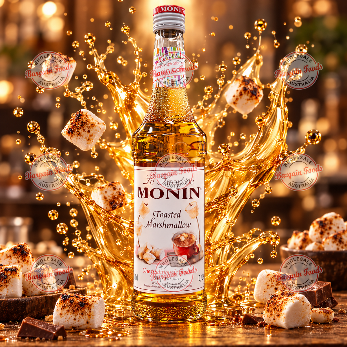 Monin Toasted Marshmallow Syrup - 700ml