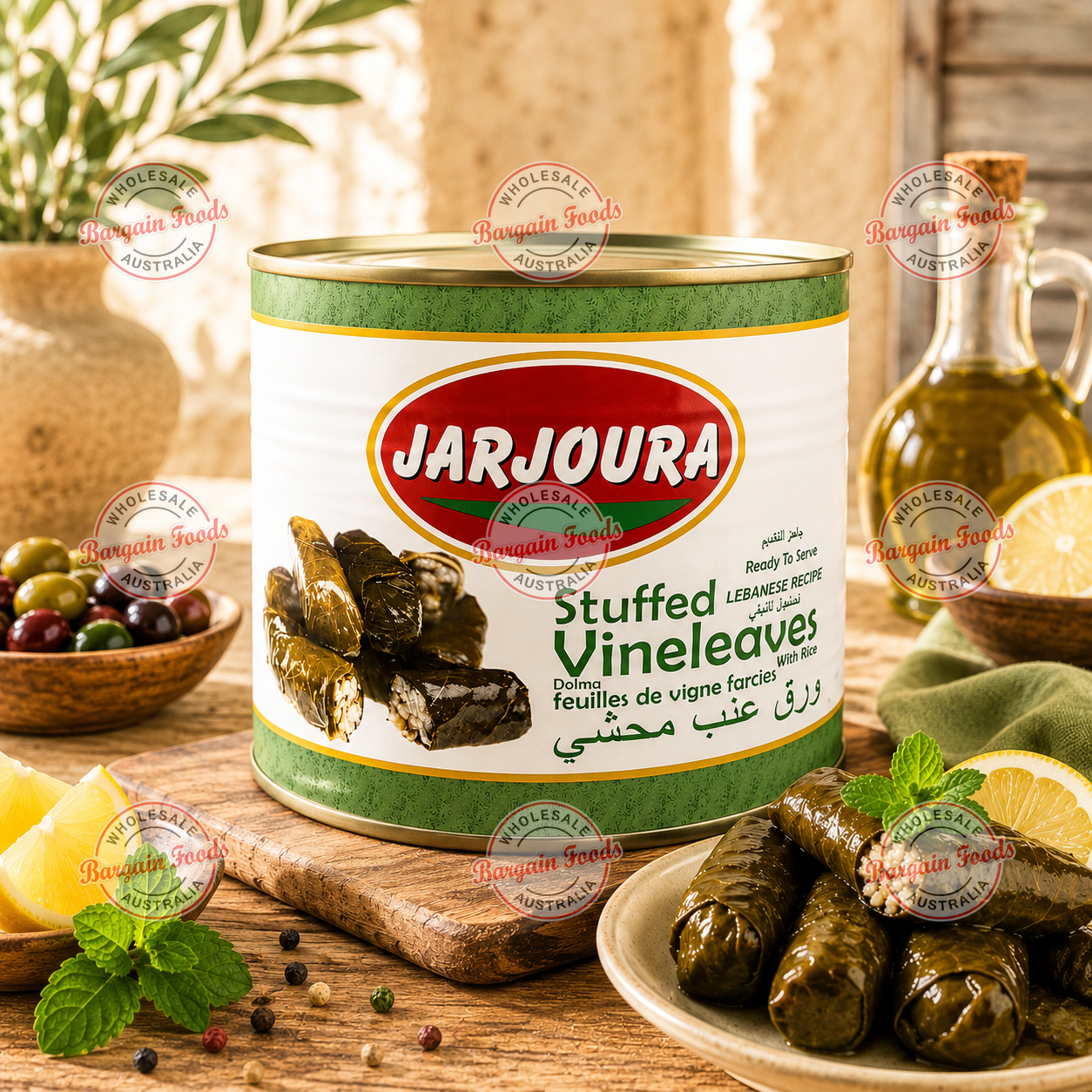 Jarjoura Stuffed Vine Leaves - 2kg