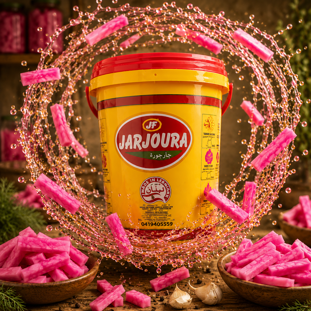 Jarjoura Sliced Turnips - 10kg