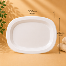 EP Plastic Oval Plates - 500pcs 20x25 (BULK)