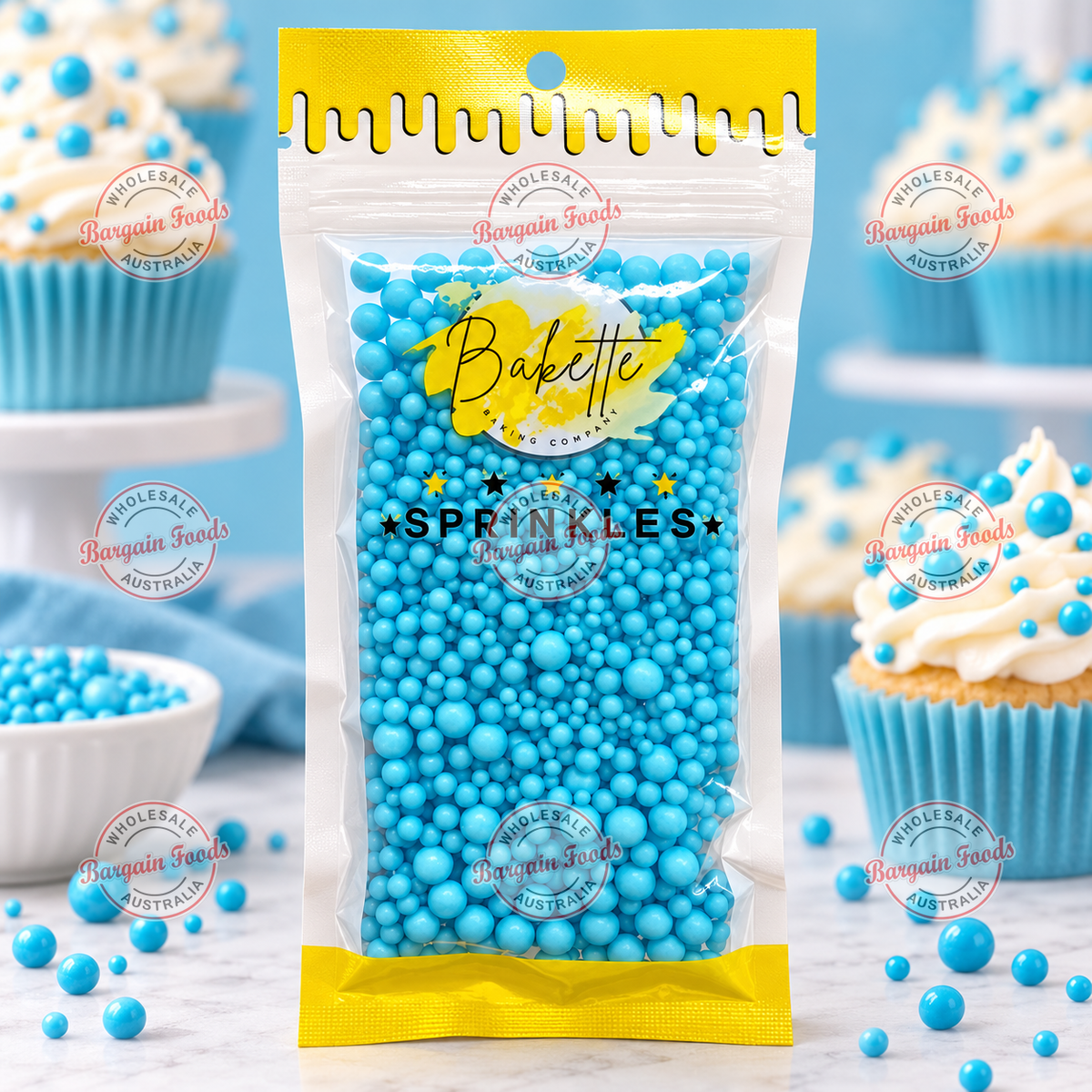 Bakette Bubble Cloud Blue sprinkle Mix - 56g