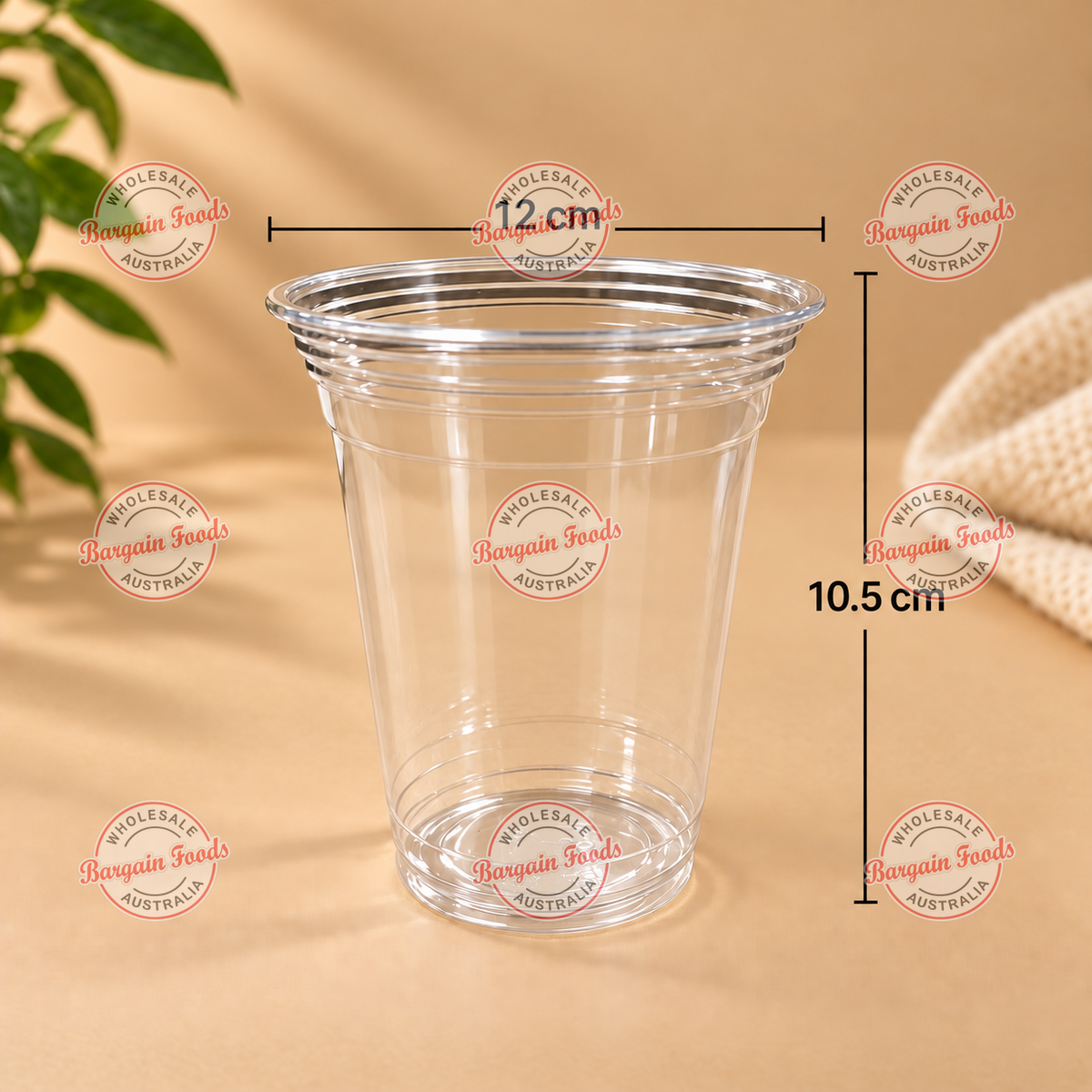 Clear Pet Cup 12oz 92mm Top - 1000pcs (BULK)