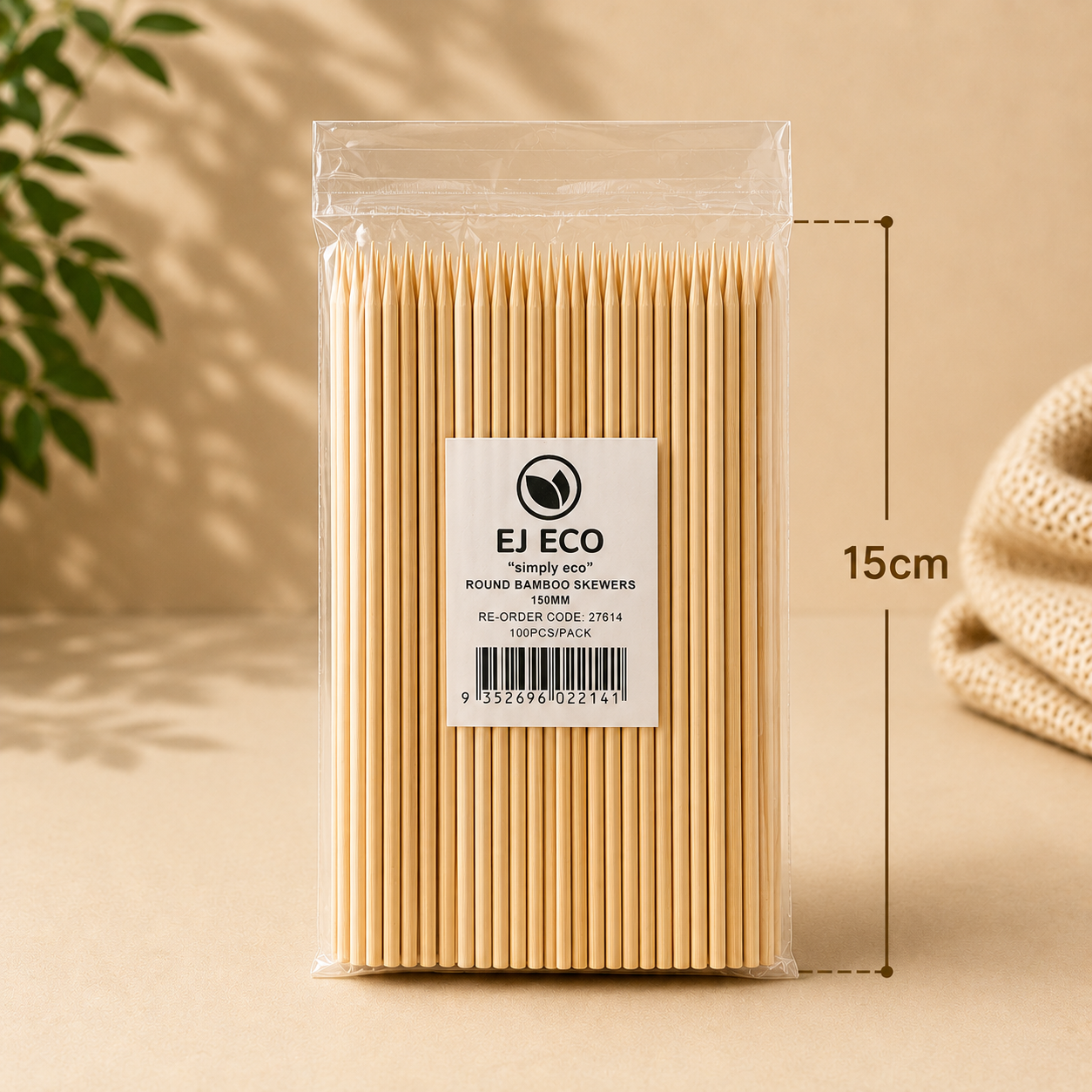 Bamboo Skewers 15cm - 5000pcs (BULK)