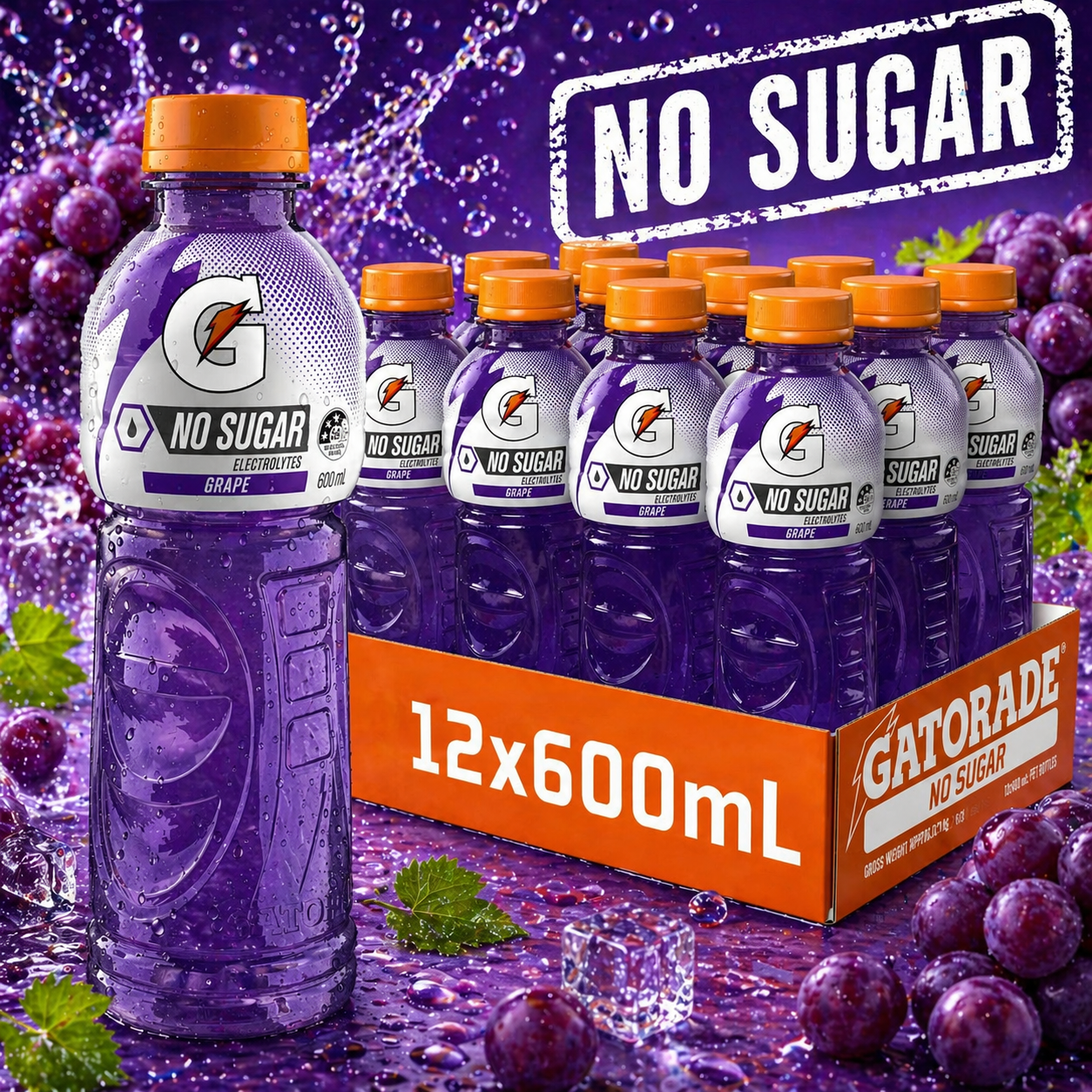 Gatorade - 600ml x12 (BULK)