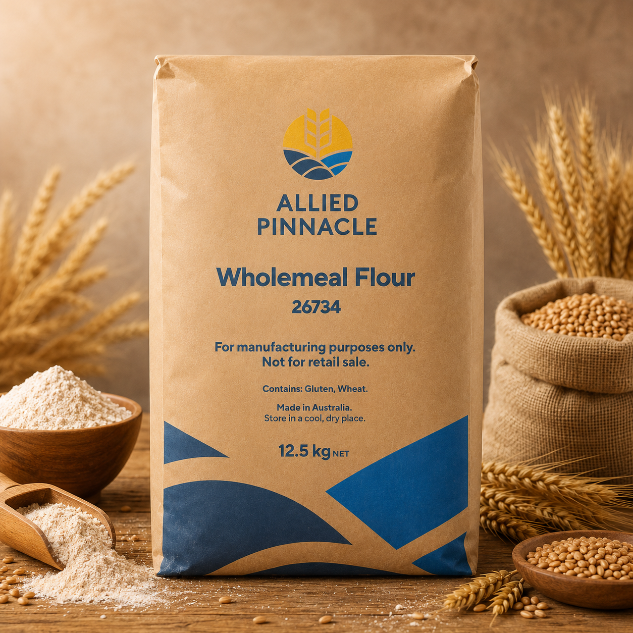 Allied Pinnacle Wholemeal Flour - 12.5kg