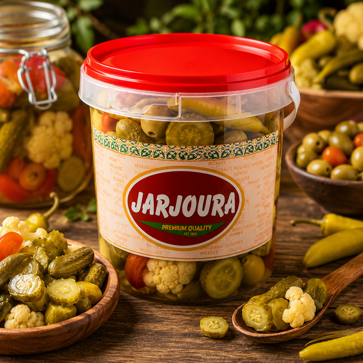 Jarjoura Mixed Pickles - 1kg