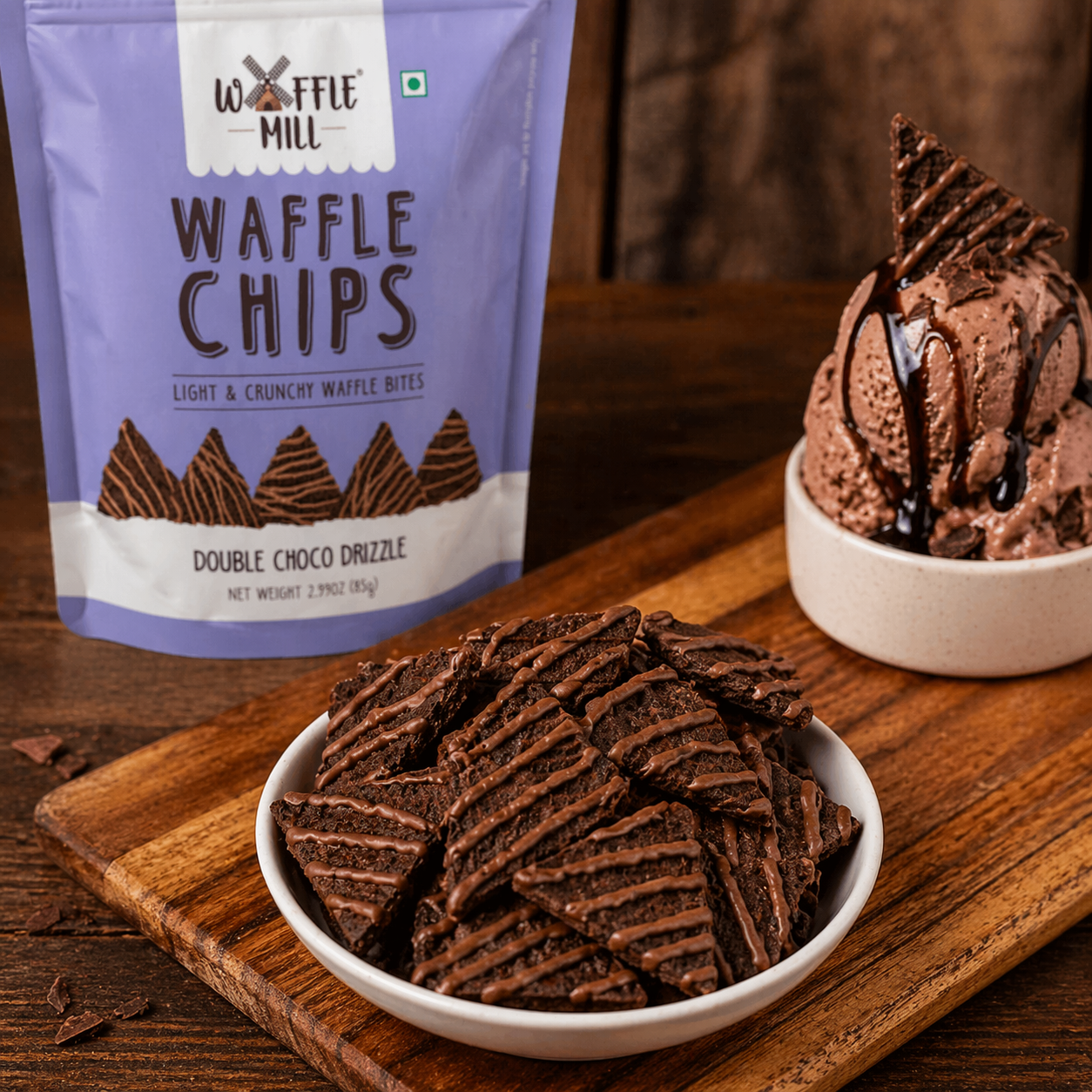 Waffle Mill Waffle Chips - 80g