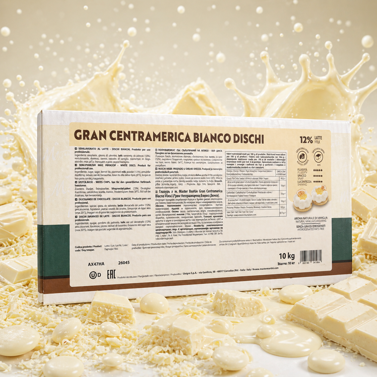 Master Martini Gran Centramerica Compound White Chocolate - 10kg