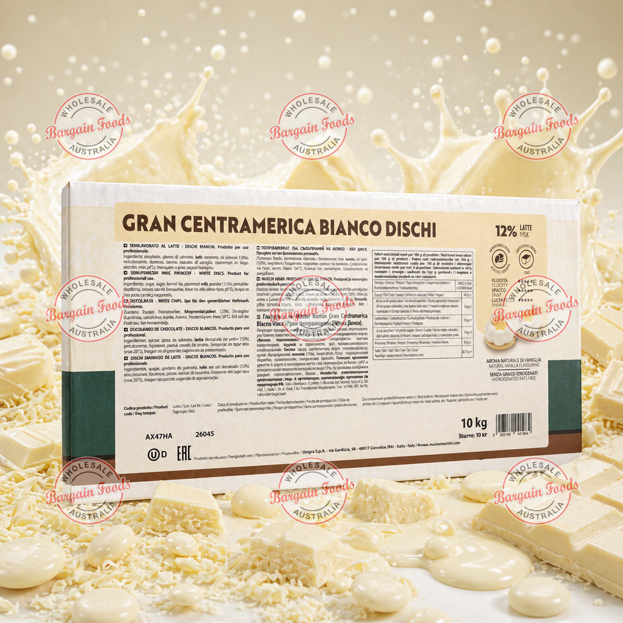 Master Martini Gran Centramerica Compound White Chocolate - 10kg