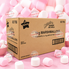 Pascal Raspberry & Vanilla Marshmallows - 1kg x6 (BULK)
