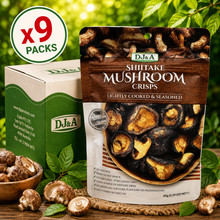 DJ&A Shiitake Mushroom Crisps - 65g x9 (BULK)