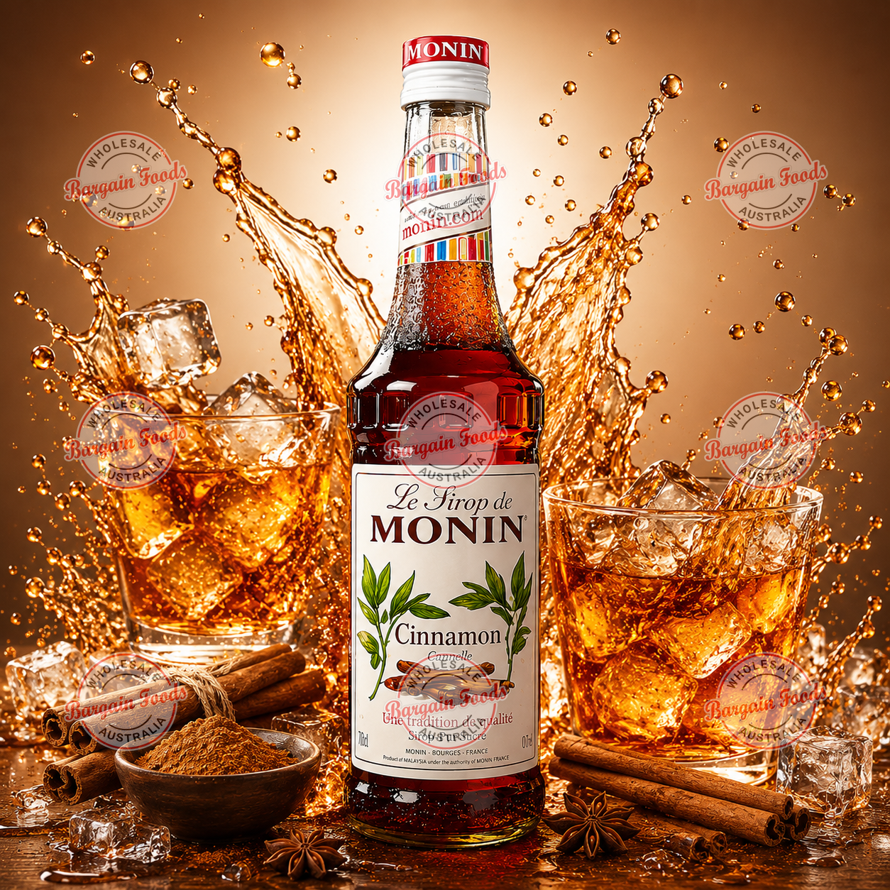 Monin Cinnamon Syrup - 700ml
