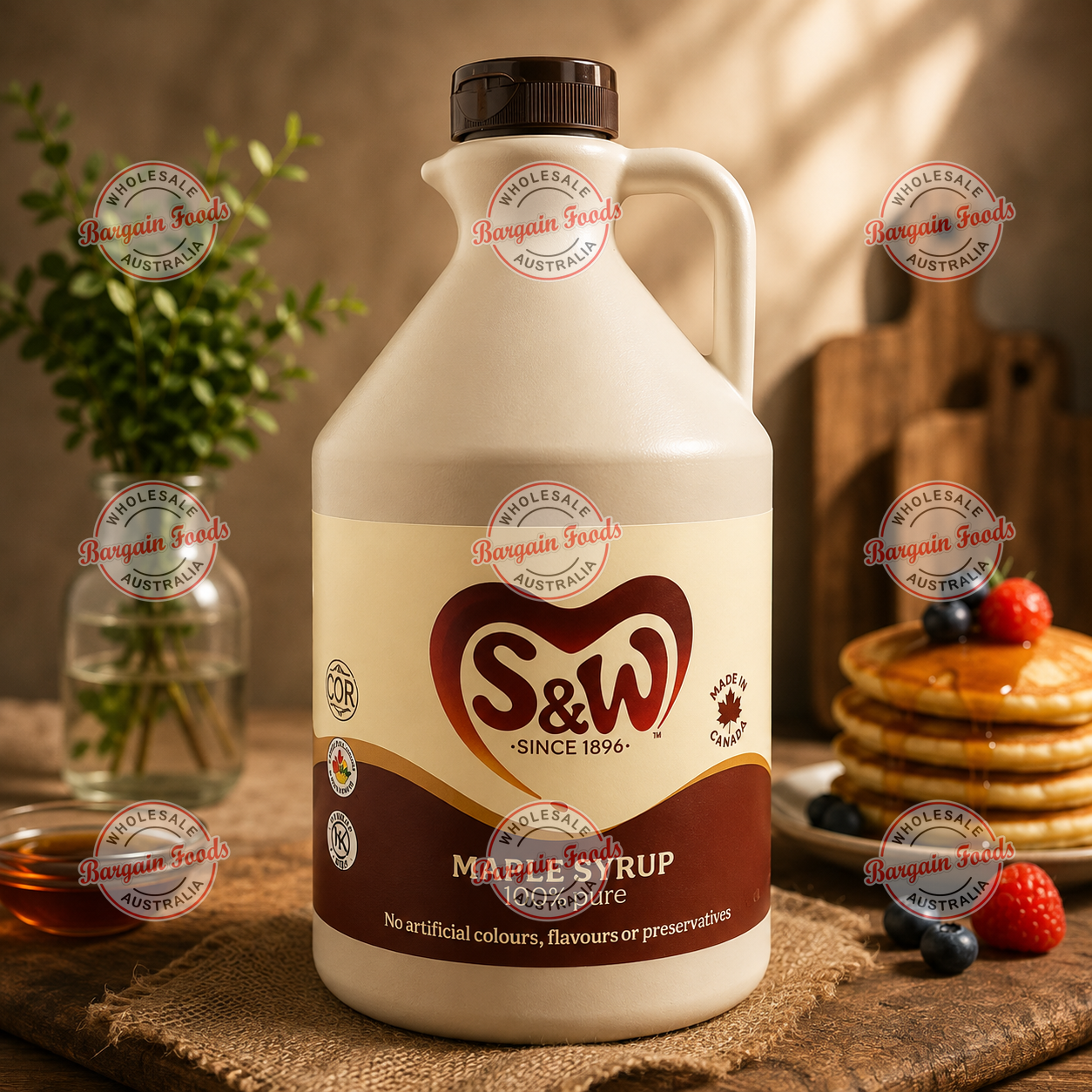 S&W 100% Maple Syrup - 1.85L
