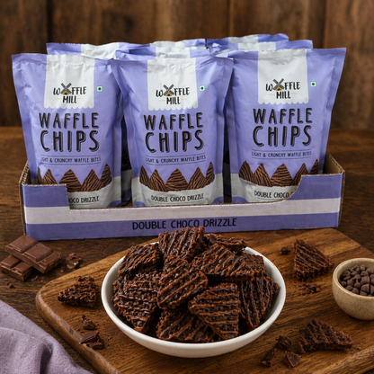 Waffle Mill Waffle Chips - 80g x15 (BULK)