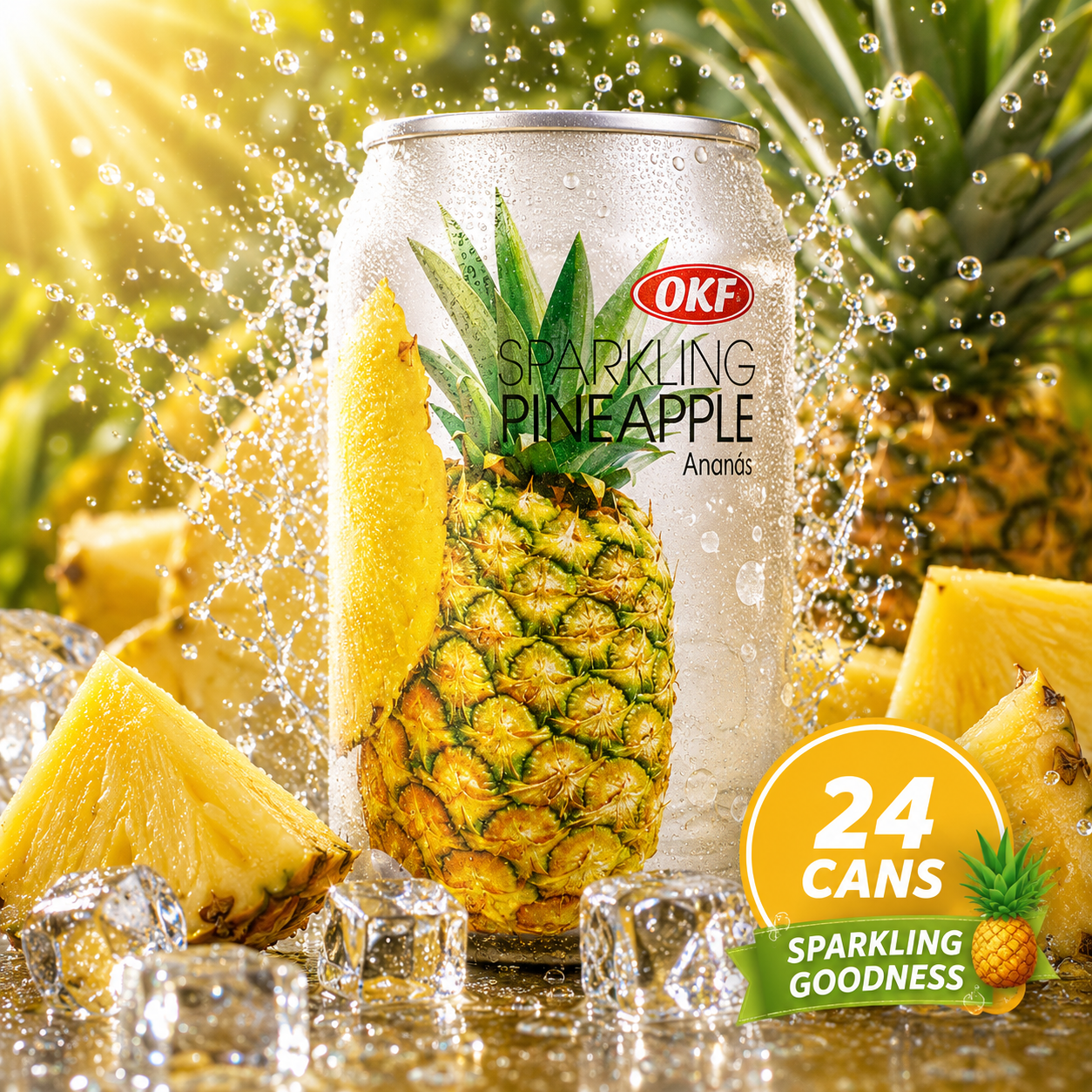 OKF Sparkling Water Drink Box - 350ml x24 (BULK)
