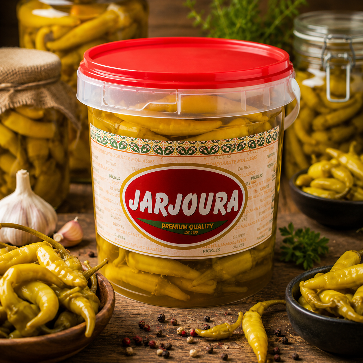 Jarjoura Pepper Pickles - 1kg