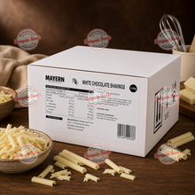 Mayern Couverture White Chocolate Shavings - 2.5kg