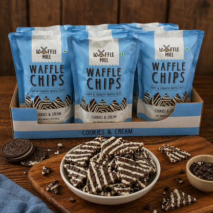 Waffle Mill Waffle Chips - 80g x15 (BULK)