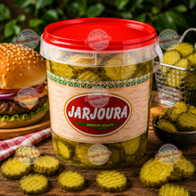 Jarjoura Sliced Burger Pickles - 1kg