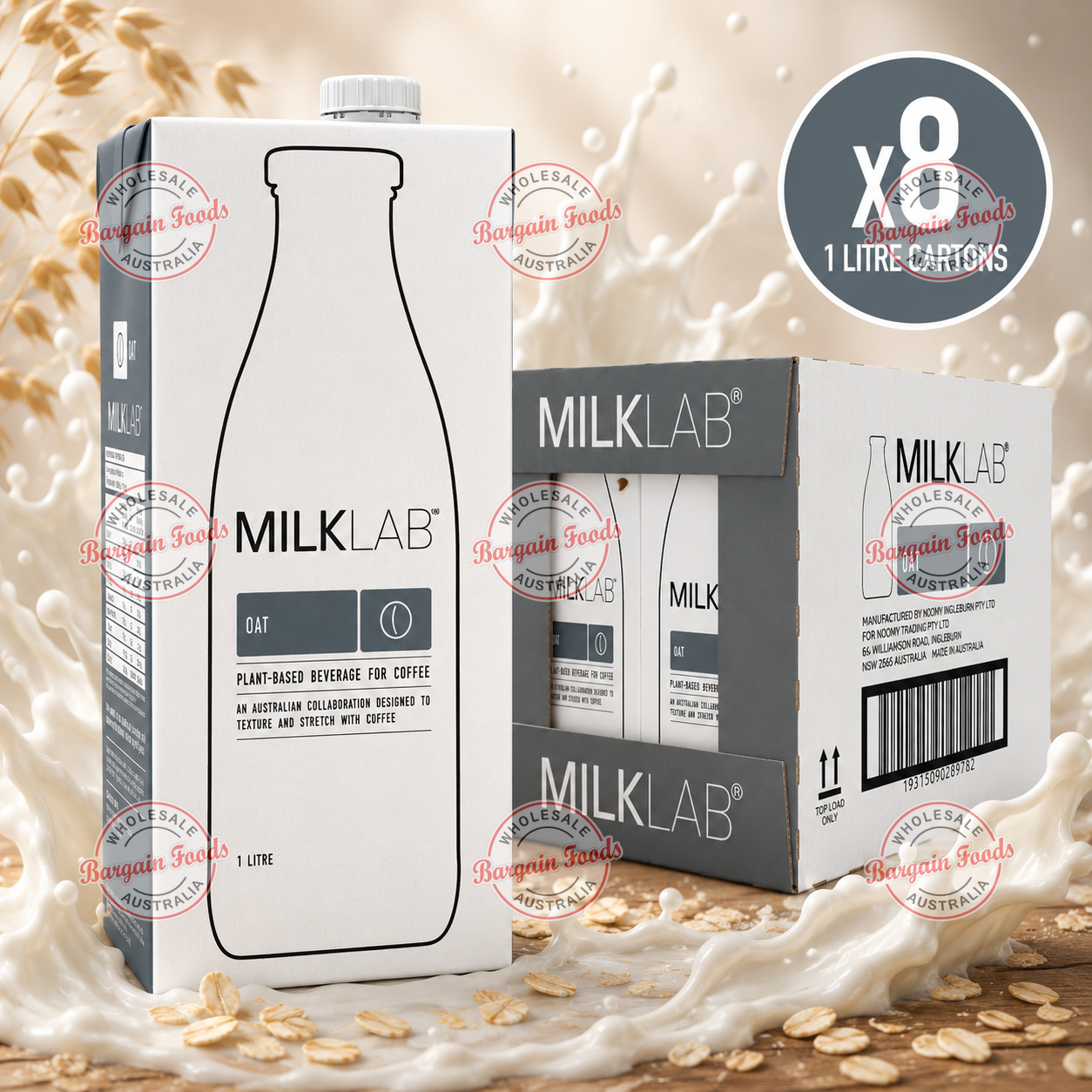 Milk Lab Oat - 1L x8 (BULK)