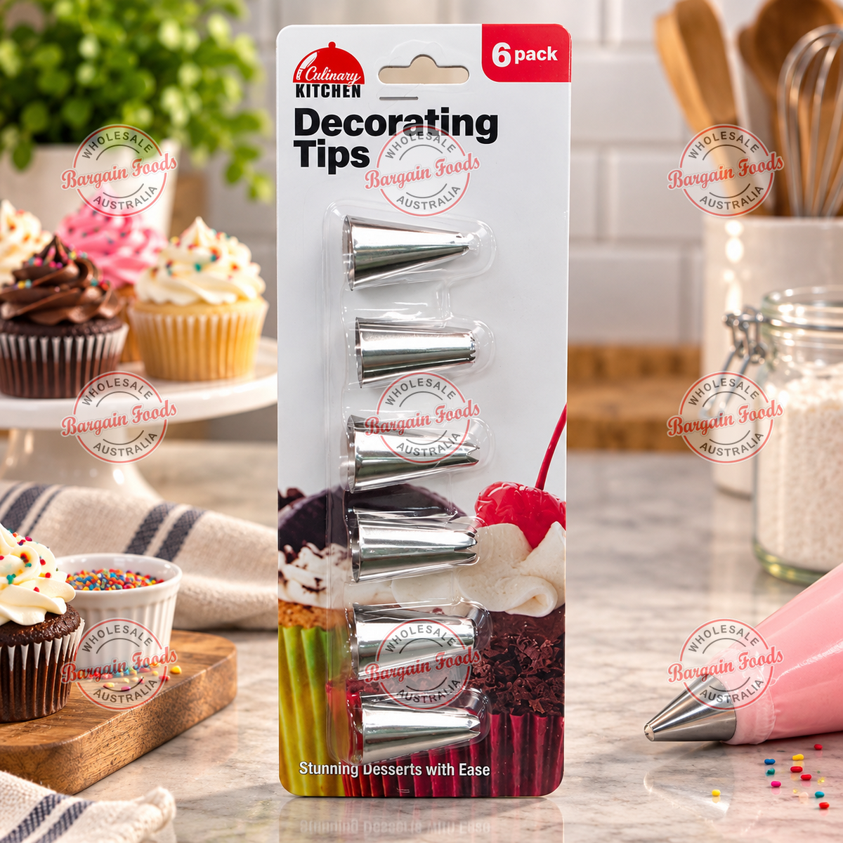 Decorating Tips - 6pack