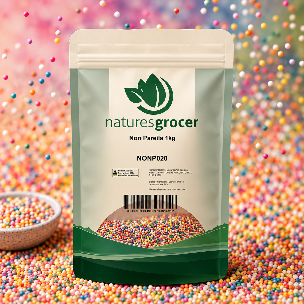 Natures Grocer Hundreds & Thousands - 1kg