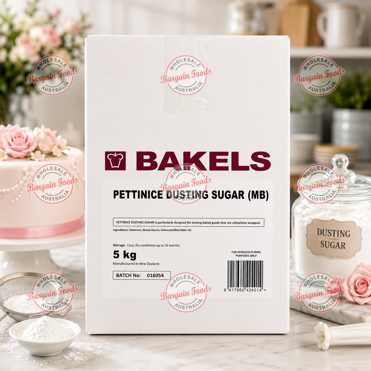 Bakels Pettinice Dusting Sugar - 5kg