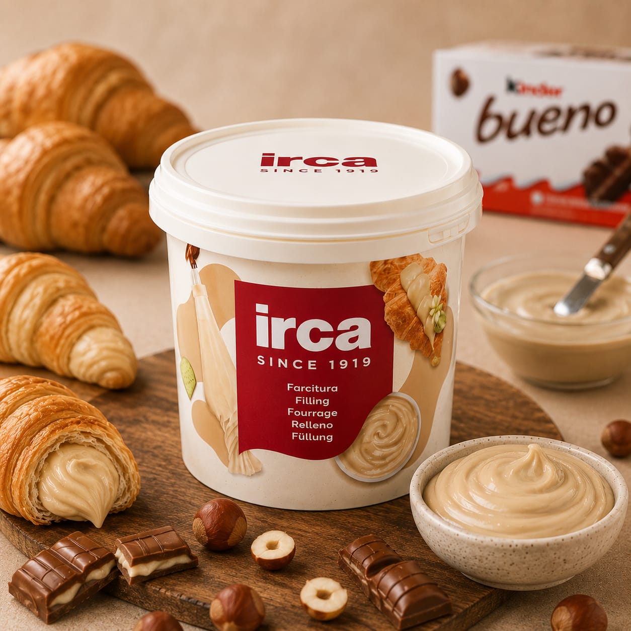 Irca Nocciolata Bianca Spread - 5kg (Like Bueno)