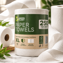 Jumbo 2PLY Paper Towels - 250 Sheets