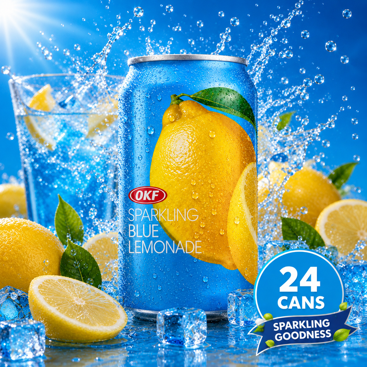 OKF Sparkling Water Drink Box - 350ml x24 (BULK)