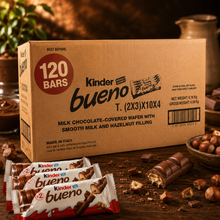 Kinder Bueno Bars - 43g x120 Bars (BULK)