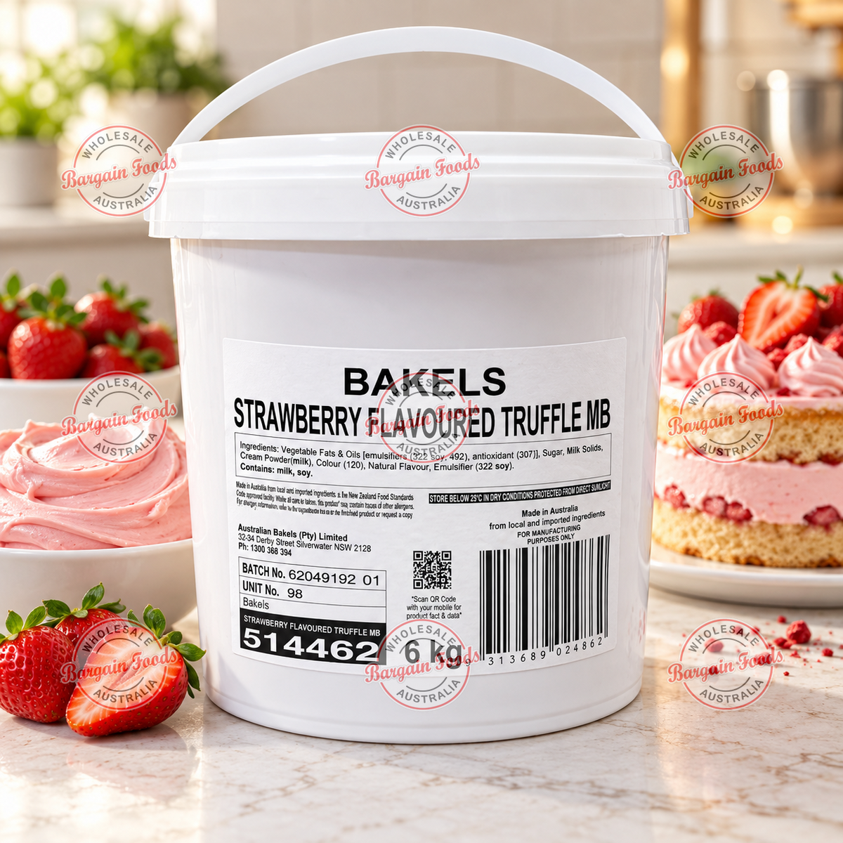 Bakels Strawberry Truffle MB - 6kg