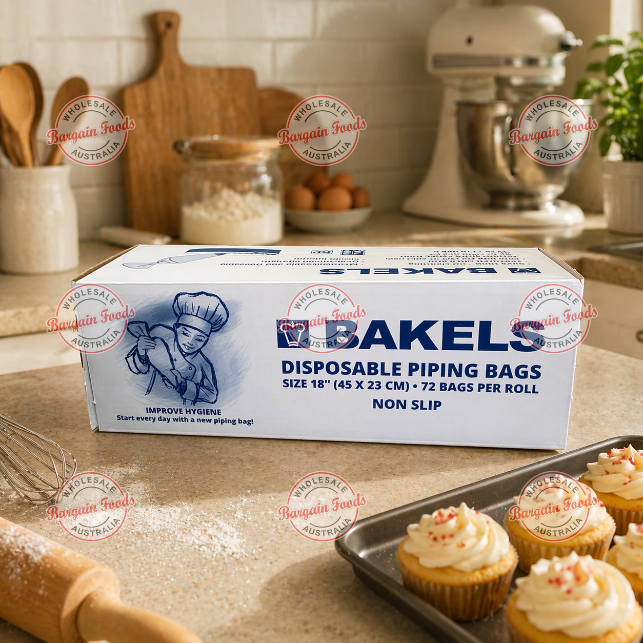 Bakels 18" Piping Bags - x72pcs